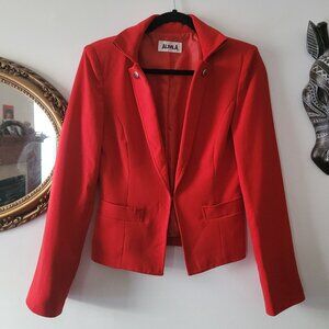 ALIVLA Red Tailored Blazer Jacket Size 40